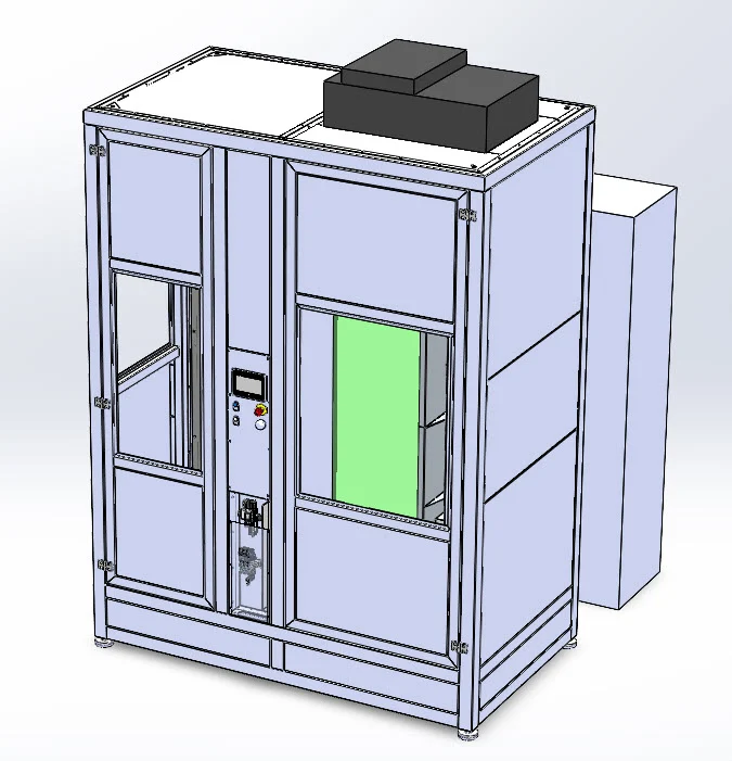 Máquina industrial desenvolvida à medida
